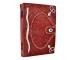 Handmade antique paper leather journal god eyes look tripple snakes leather diary & sketchbook